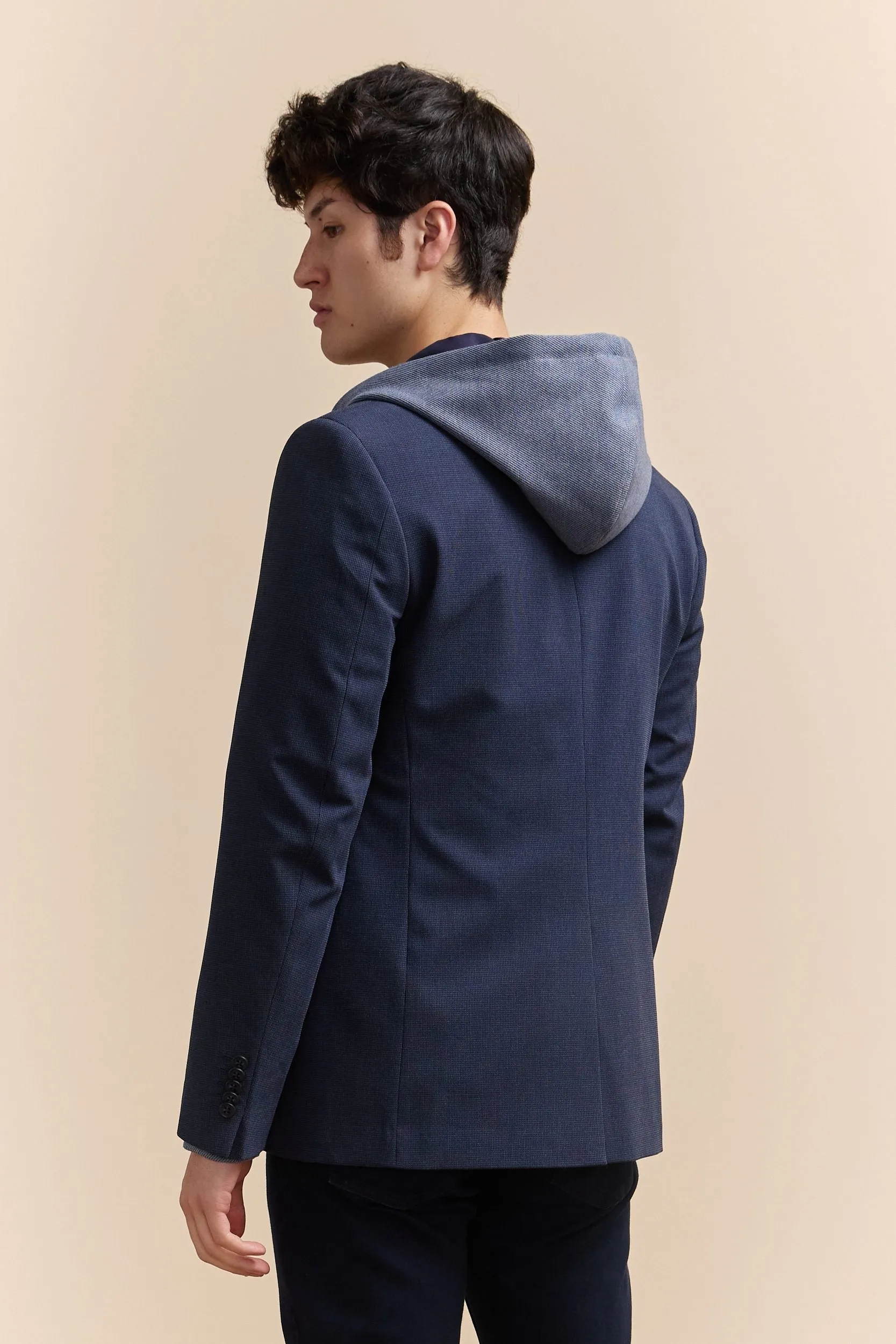 Textured Fitted blazer sold by Tristan Style product image thumbnail 2