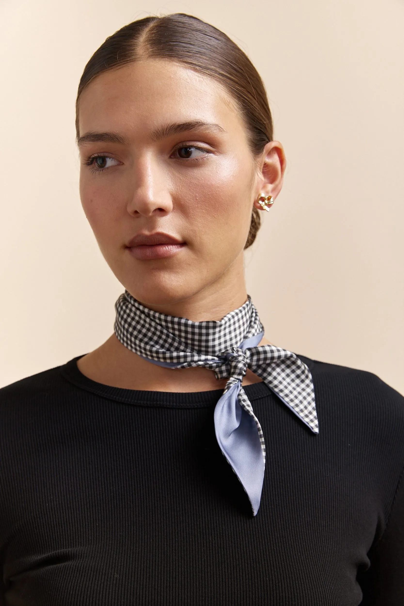 Oblong printed scarf sold by Tristan Style