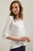 Rolled sleeve jersey top sold by Tristan Style
