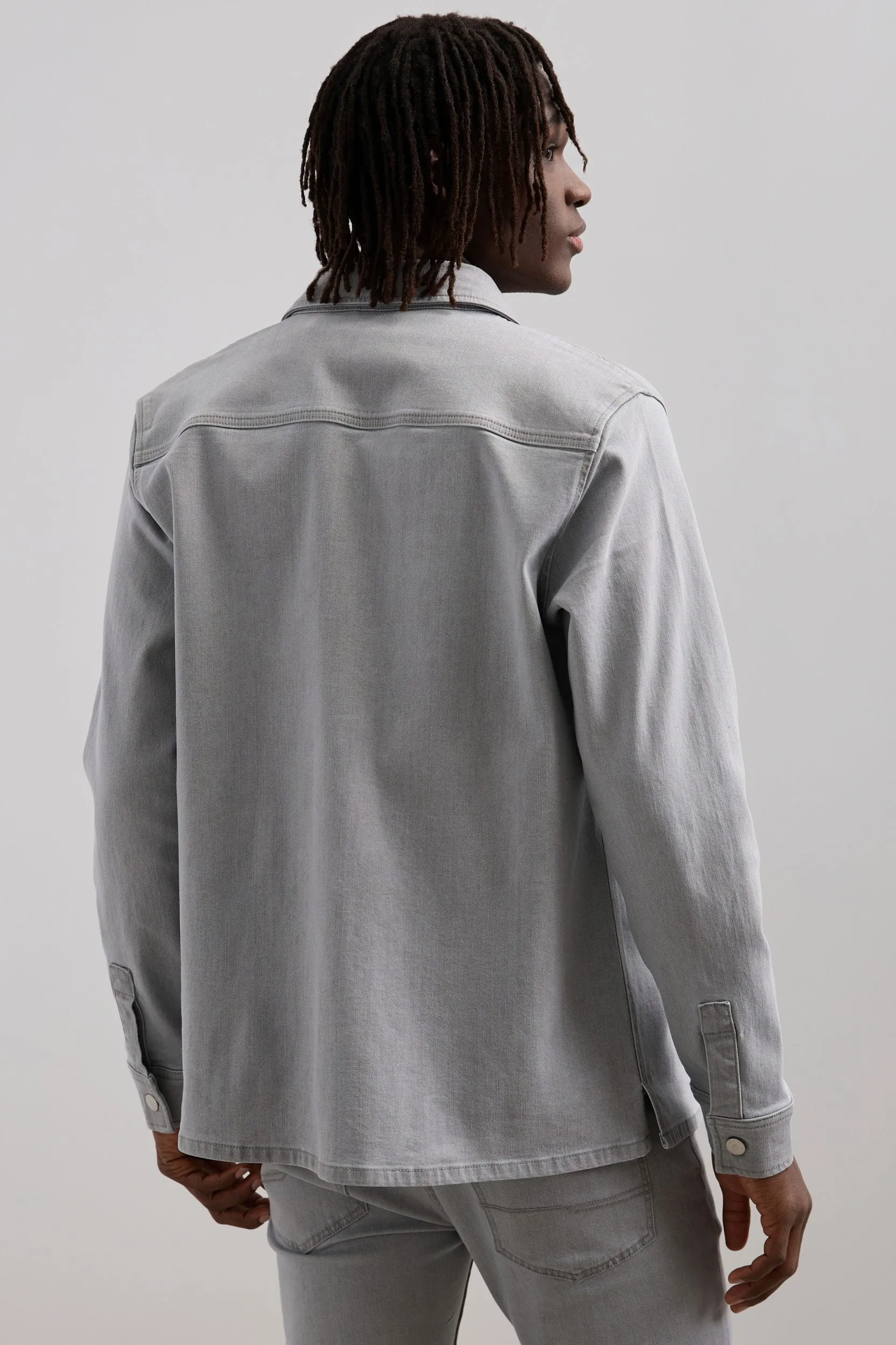 Denim Overshirt sold by Tristan Style product image thumbnail 3