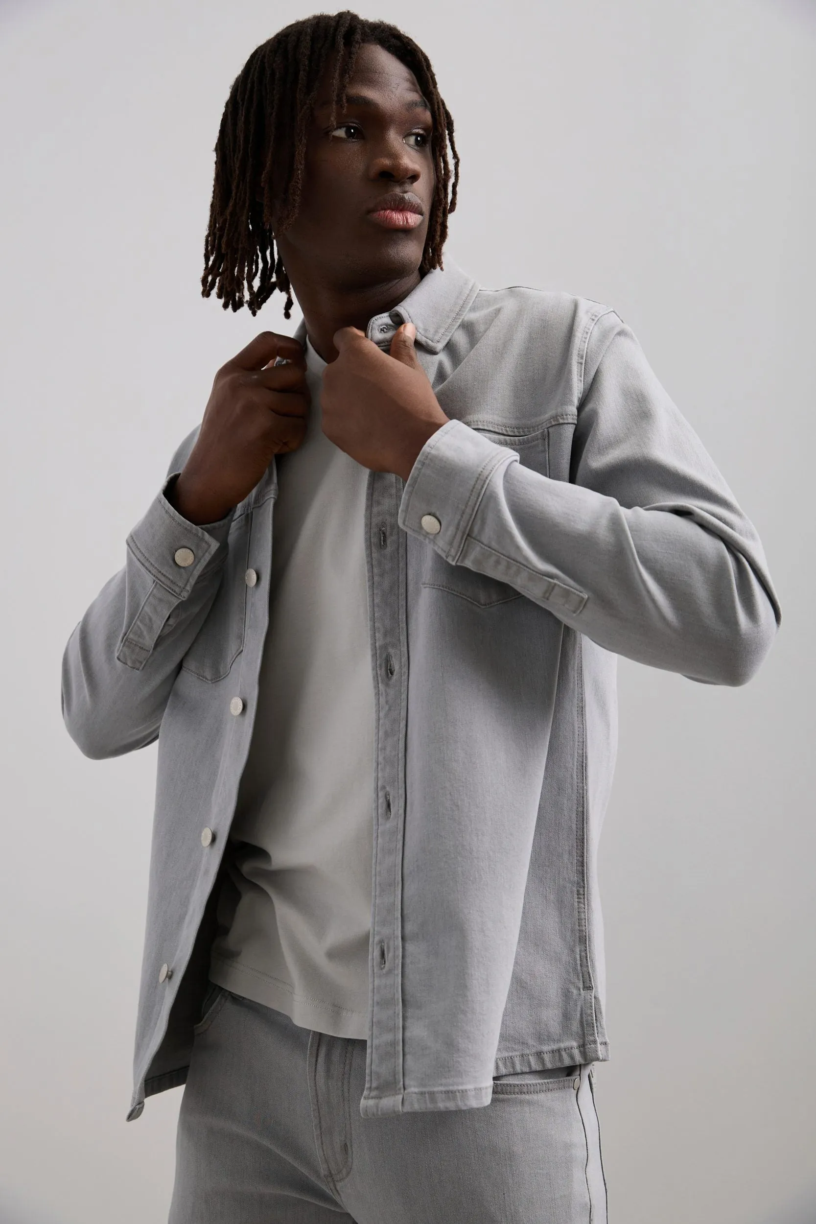 Denim Overshirt sold by Tristan Style product image thumbnail 2