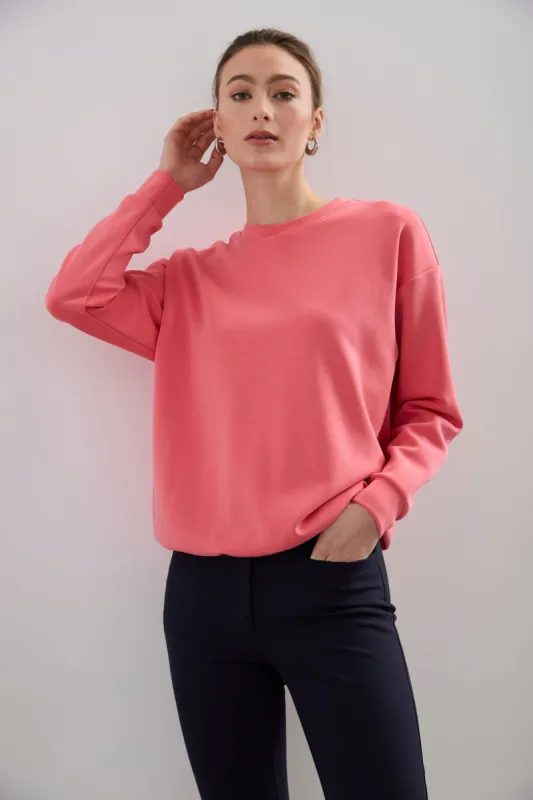 Oversized crew neck sweatshirt sold by Tristan Style