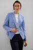 Double Breasted Stretch Textured Jacket sold by Tristan Style