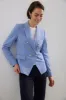 Double Breasted Stretch Textured Jacket sold by Tristan Style