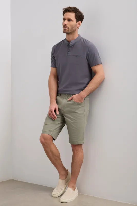 Twill 5 pocket bermuda sold by Tristan Style