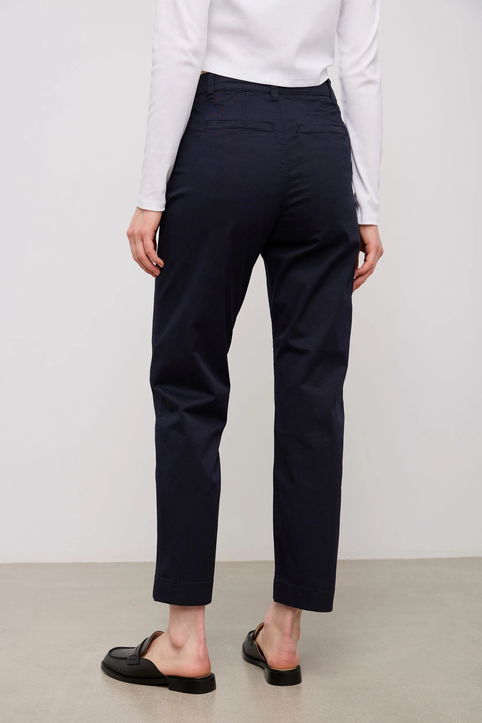 High waisted pants with darts sold by Tristan Style product image thumbnail 3