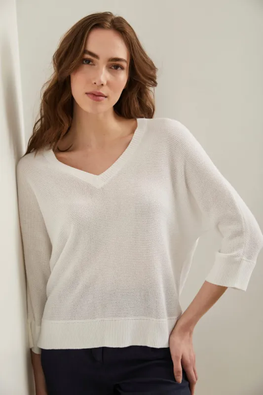 V neck sweater sold by Tristan Style