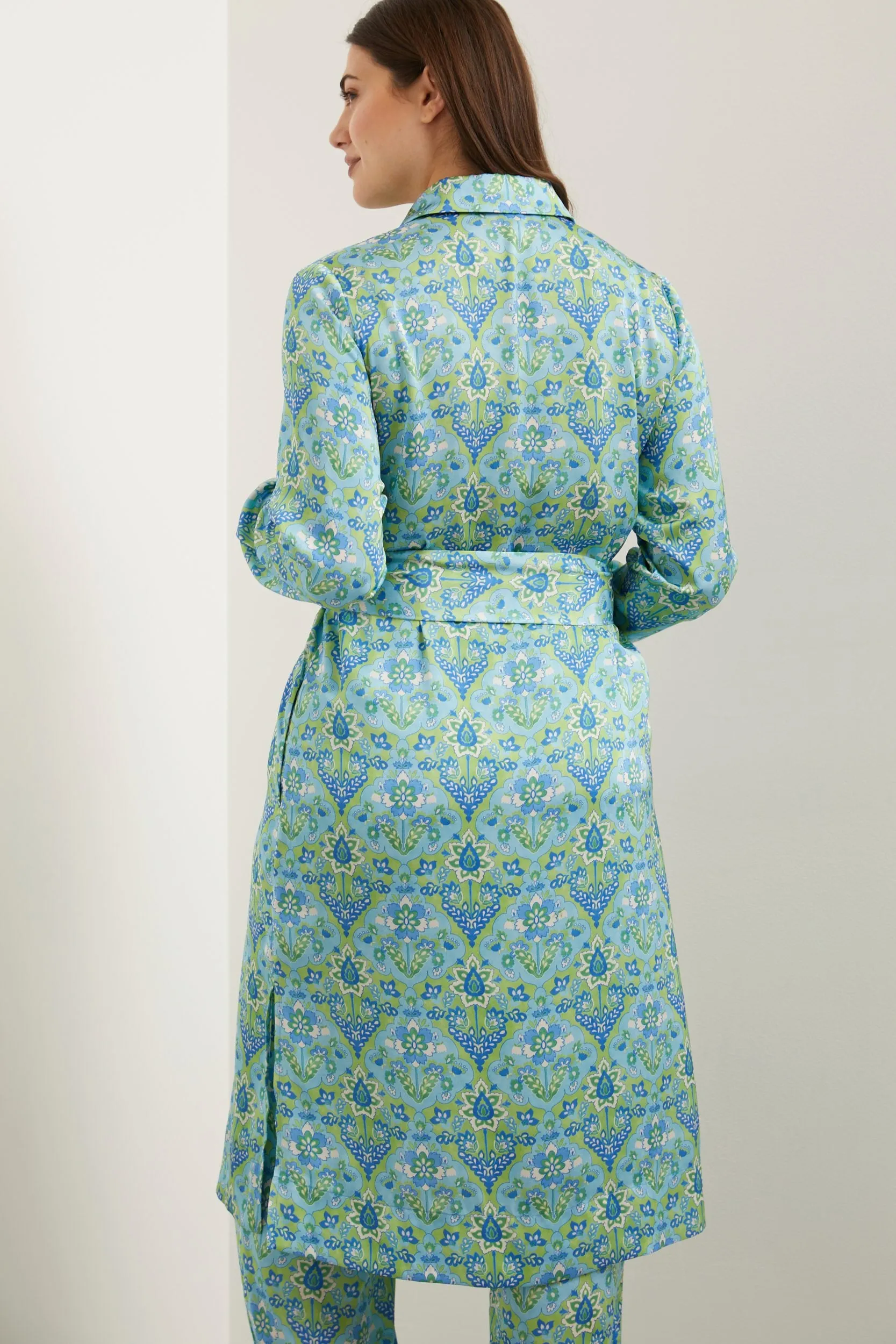 Floral shirt dress tied at front sold by Tristan Style product image thumbnail 4