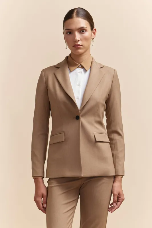 Basic fitted blazer sold by Tristan Style