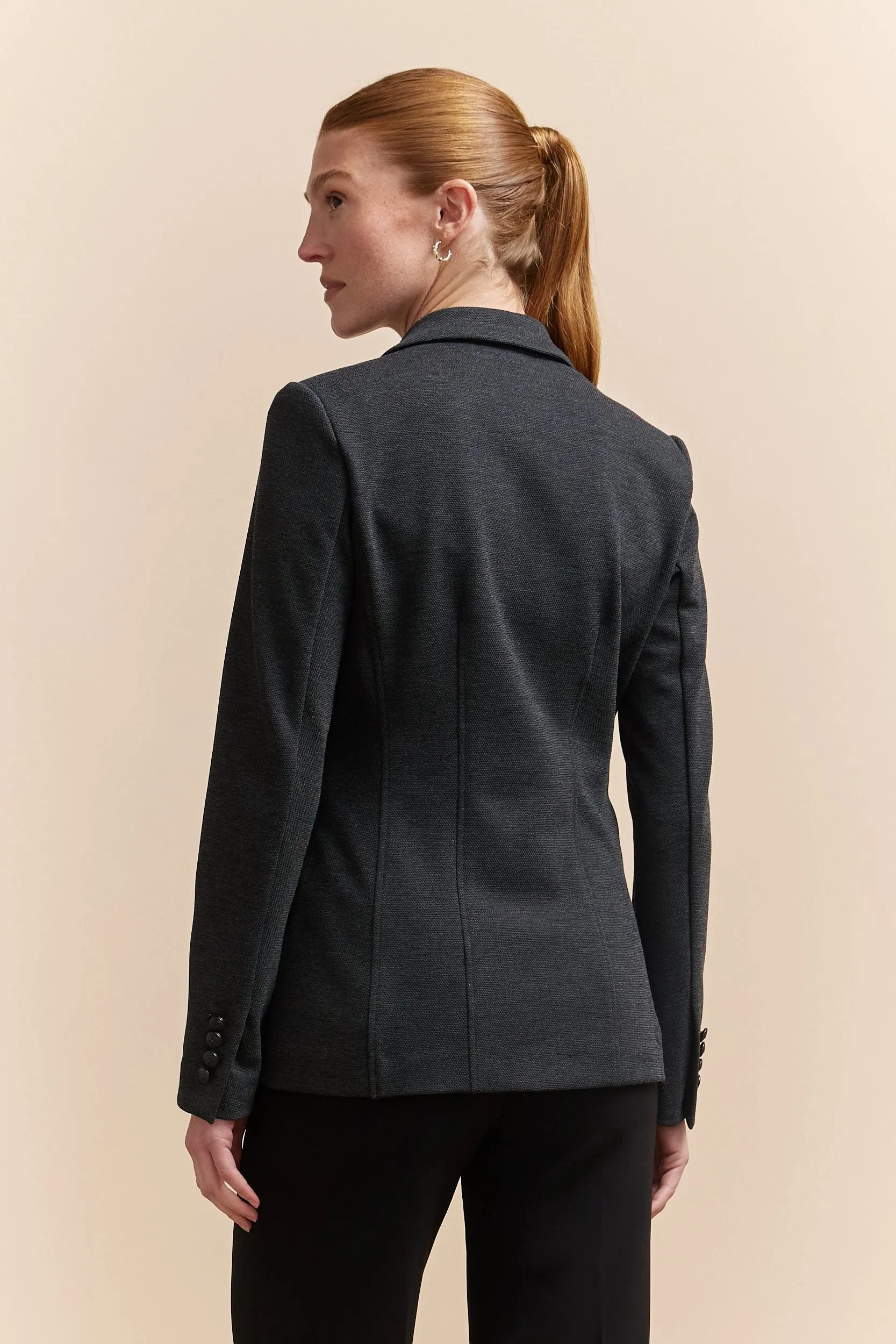 Double-Breasted Stretch Blazer sold by Tristan Style product image thumbnail 3