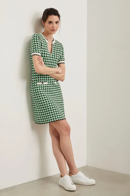 Jacquard dress sold by Tristan Style