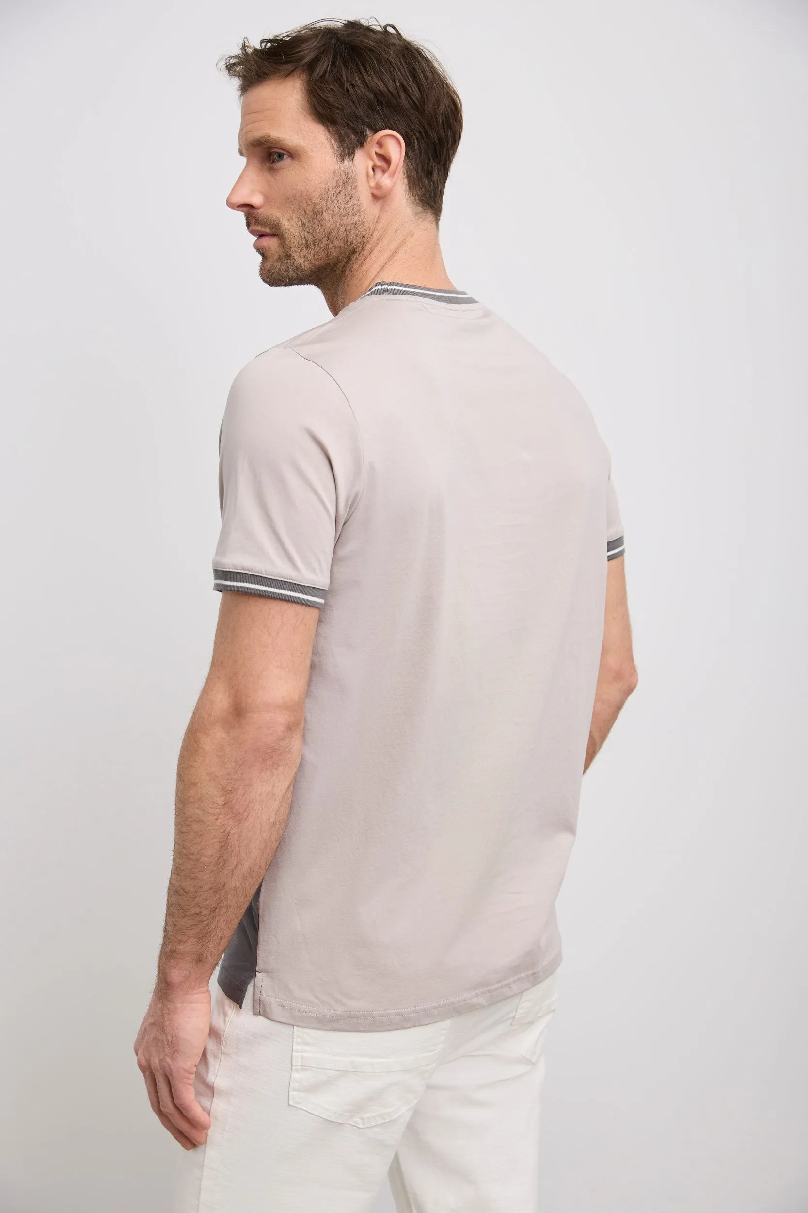 Color block t-shirt sold by Tristan Style product image thumbnail 3