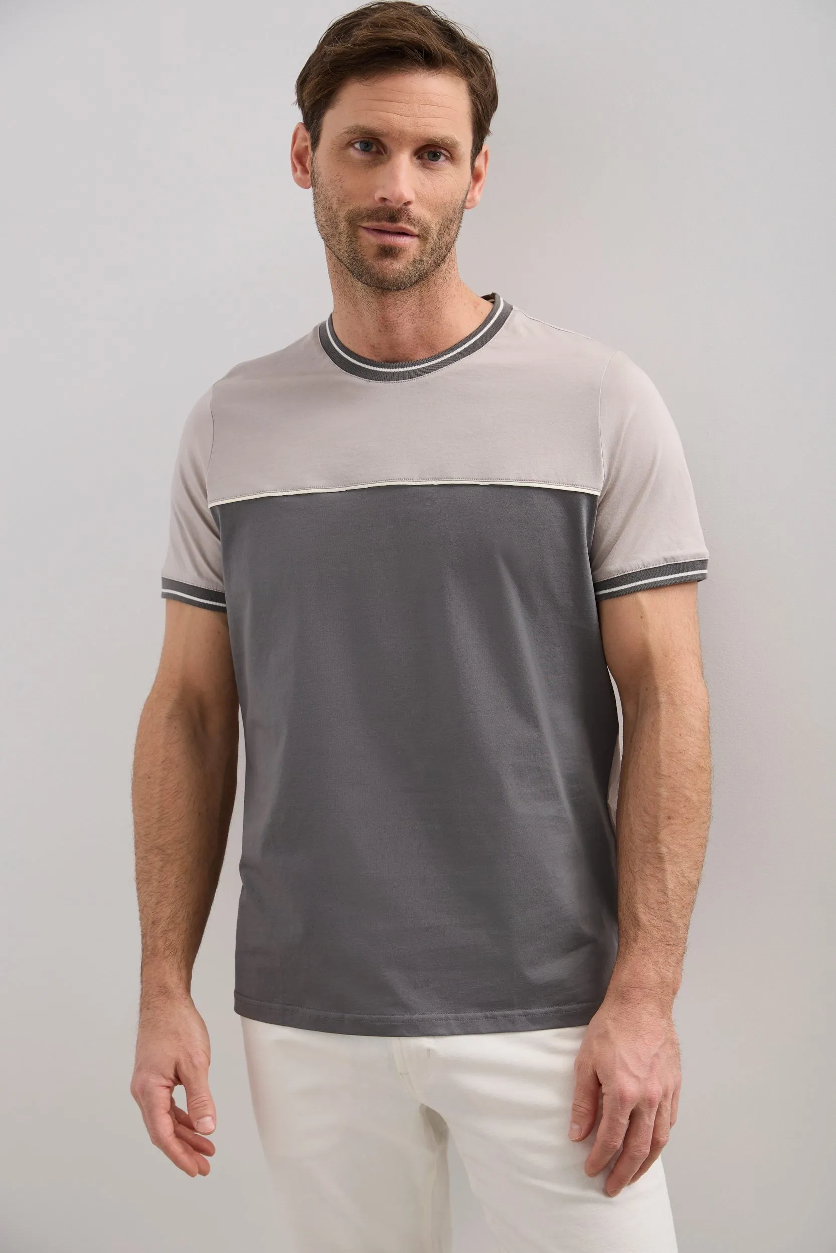 Color block t-shirt sold by Tristan Style