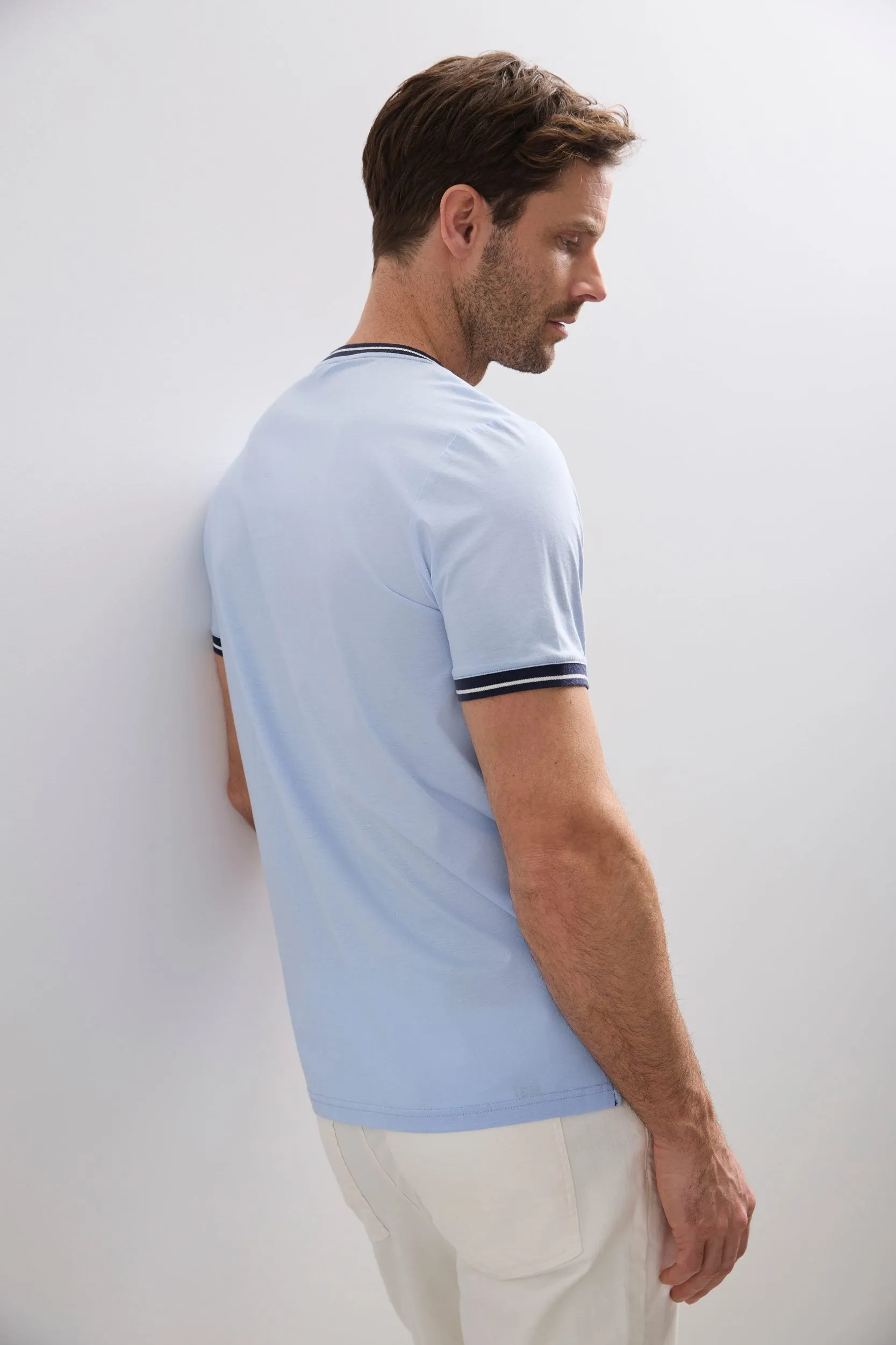 Color block t-shirt sold by Tristan Style product image thumbnail 4