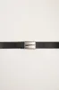 Plate buckle reversible leather belt sold by Tristan Style