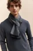 Herringbone design brushed scarf sold by Tristan Style