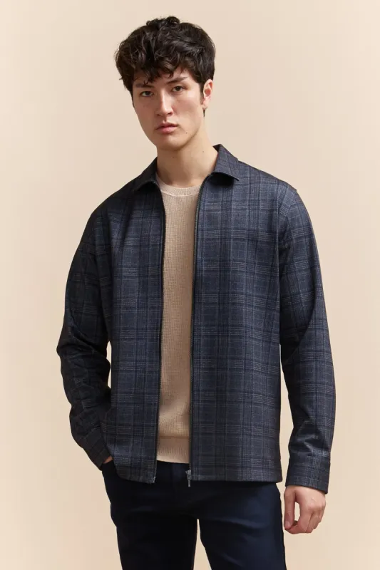 Comfort Fit Long Sleeve Overshirt sold by Tristan Style