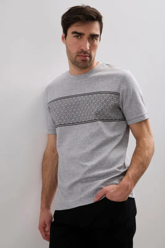 Geometric print t-shirt sold by Tristan Style