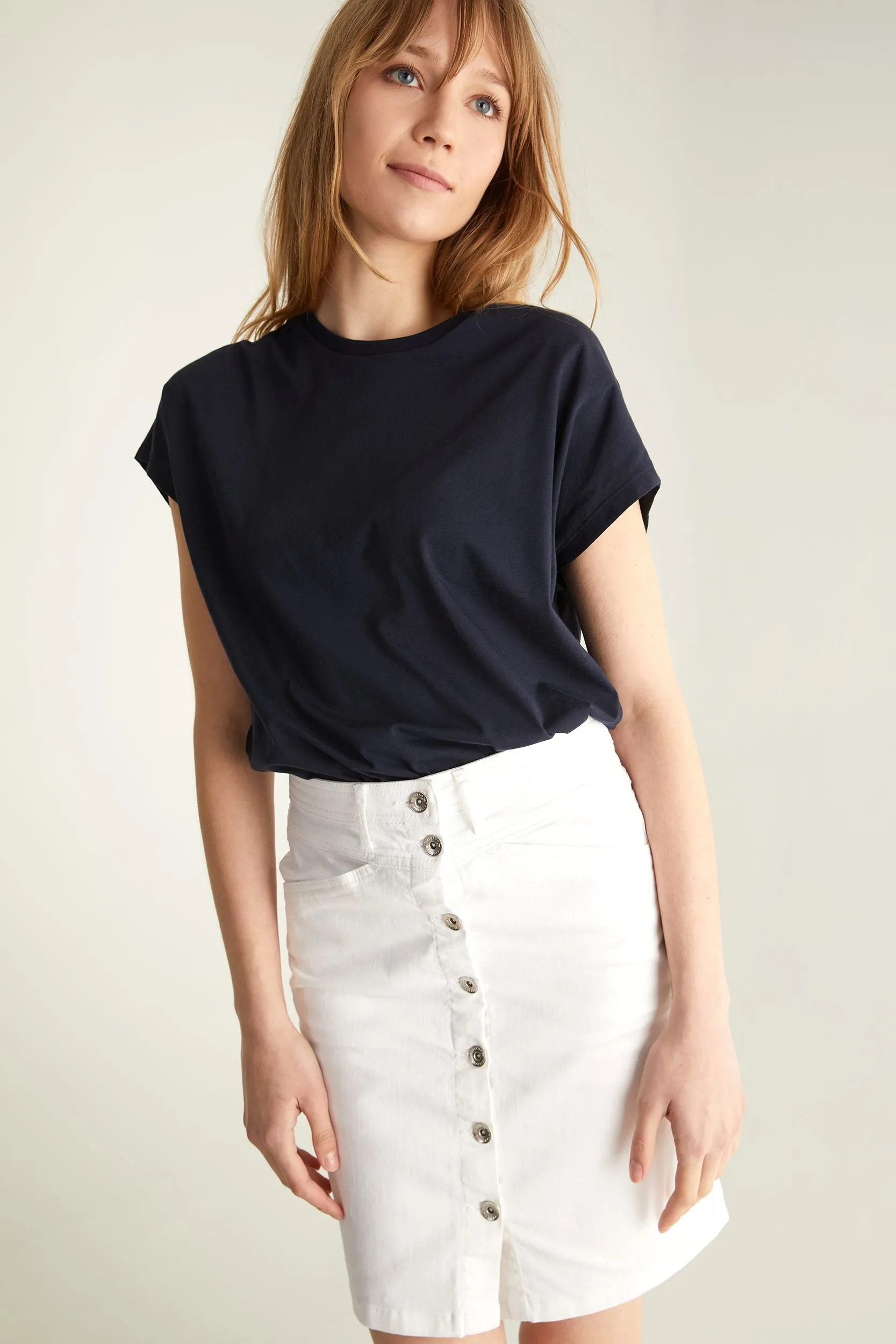 Pima cotton loose top sold by Tristan Style product image thumbnail 5