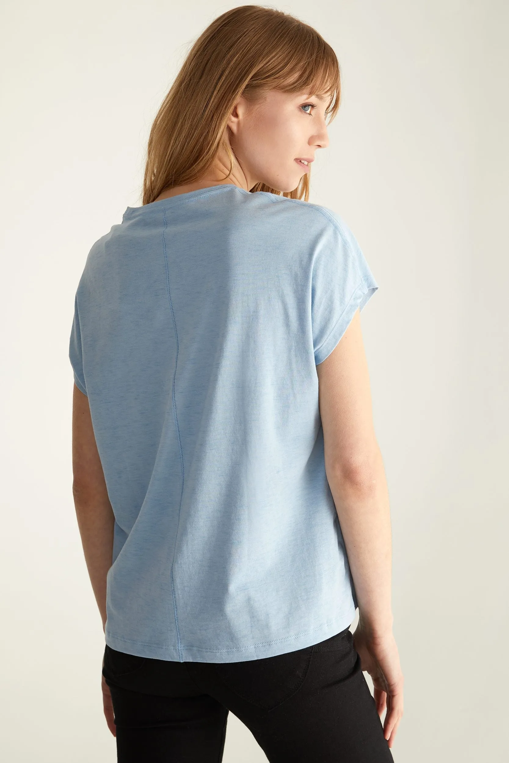 Pima cotton loose top sold by Tristan Style product image thumbnail 4