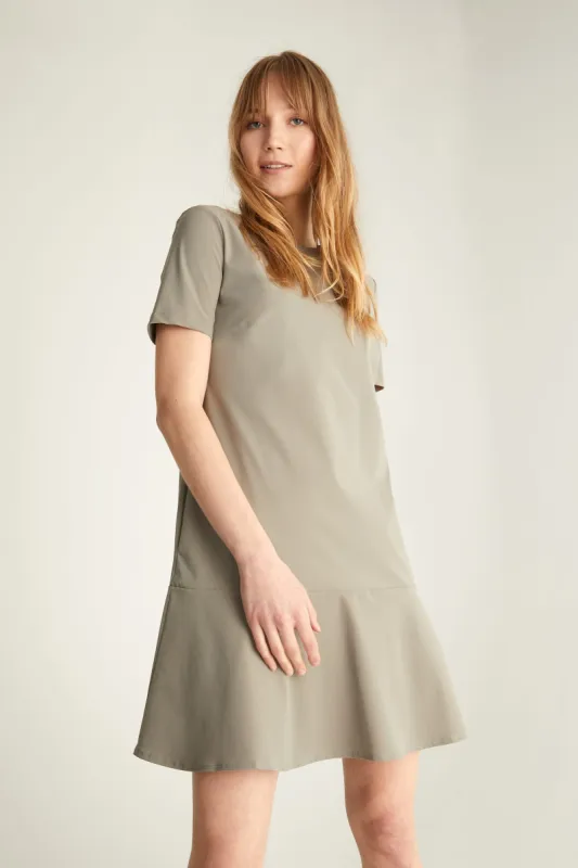 Short sleeve Sport Chic dress with frill sold by Tristan Style