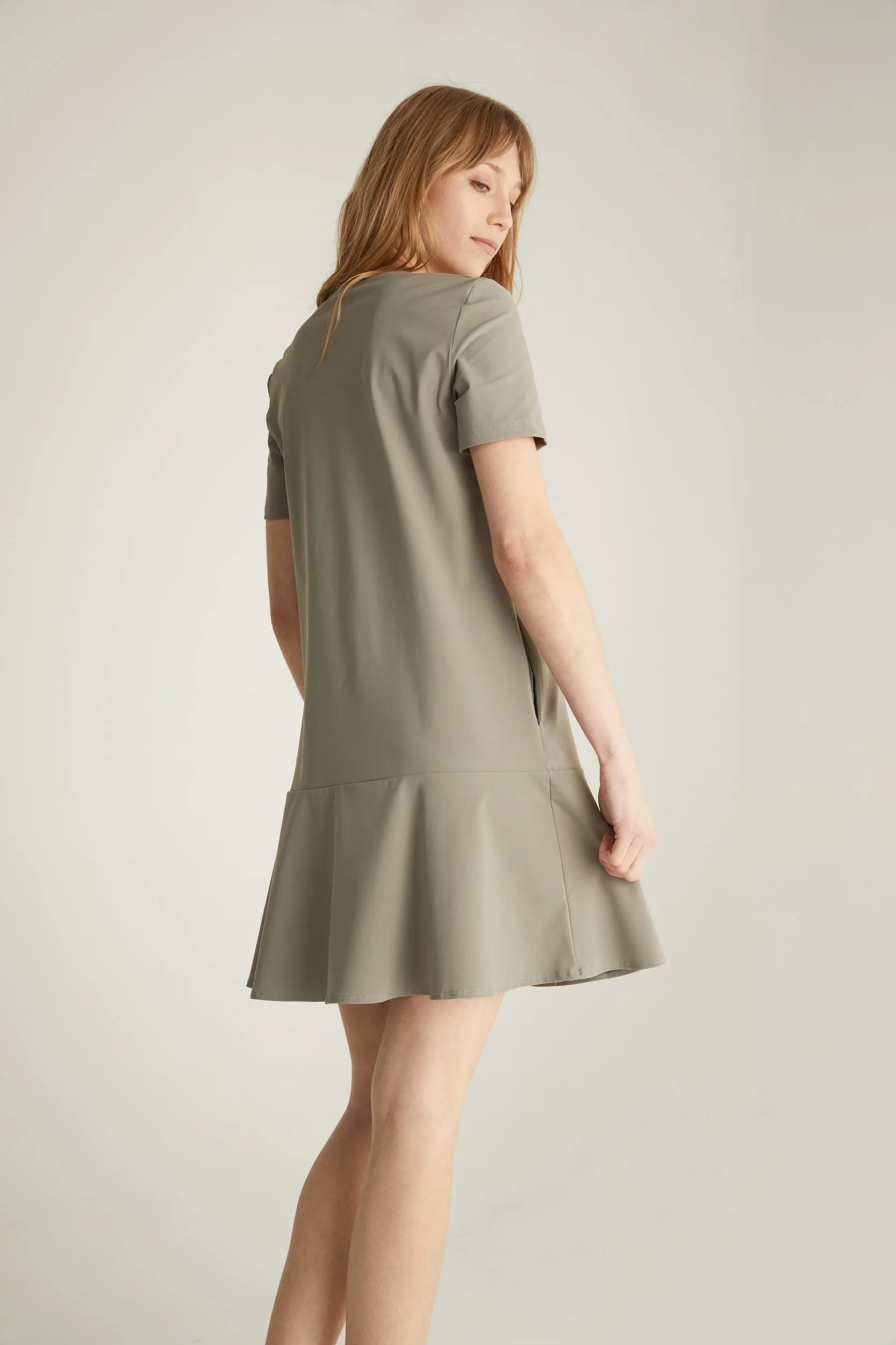 Short sleeve Sport Chic dress with frill sold by Tristan Style product image thumbnail 2