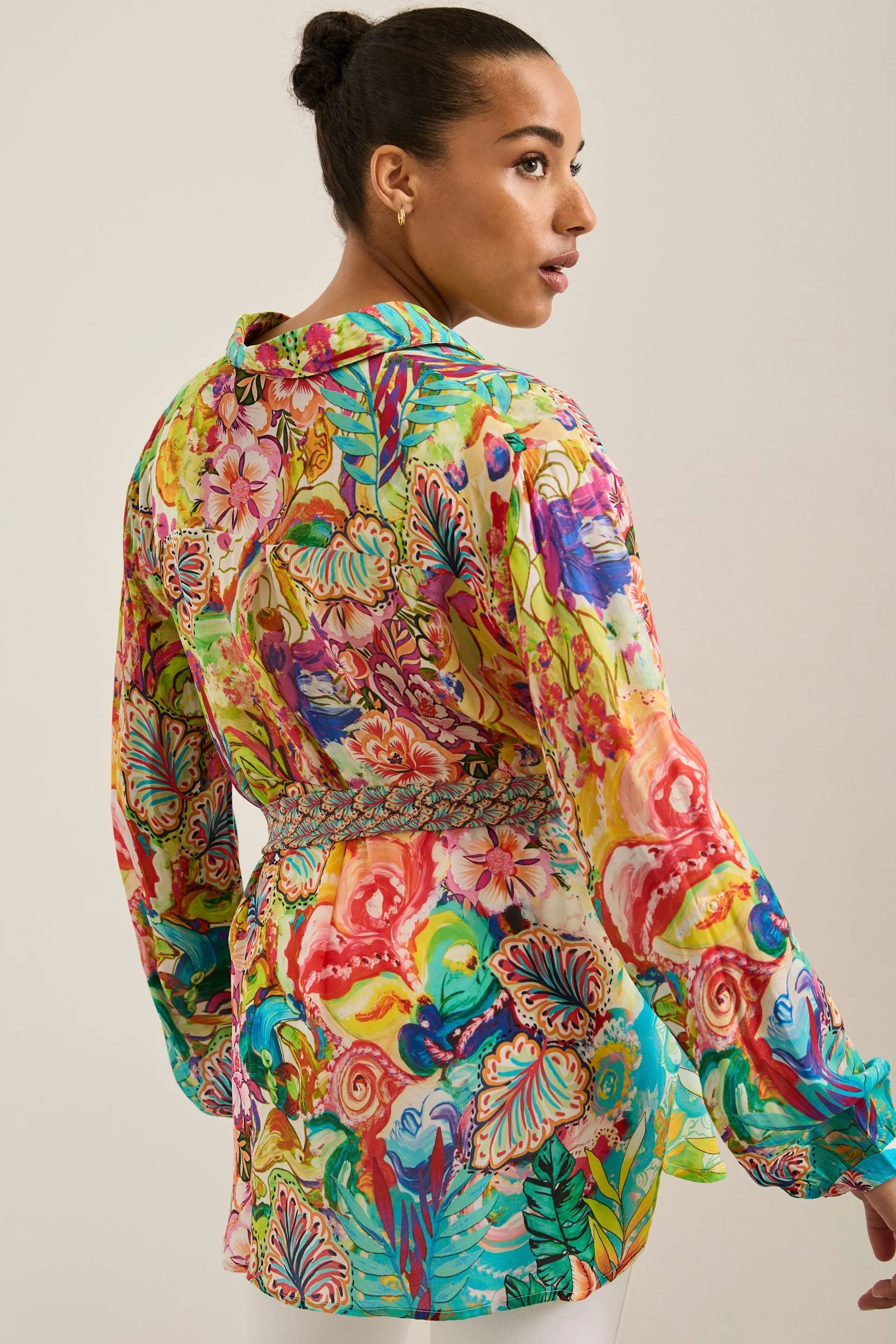 Printed shirt with sash sold by Tristan Style product image thumbnail 2