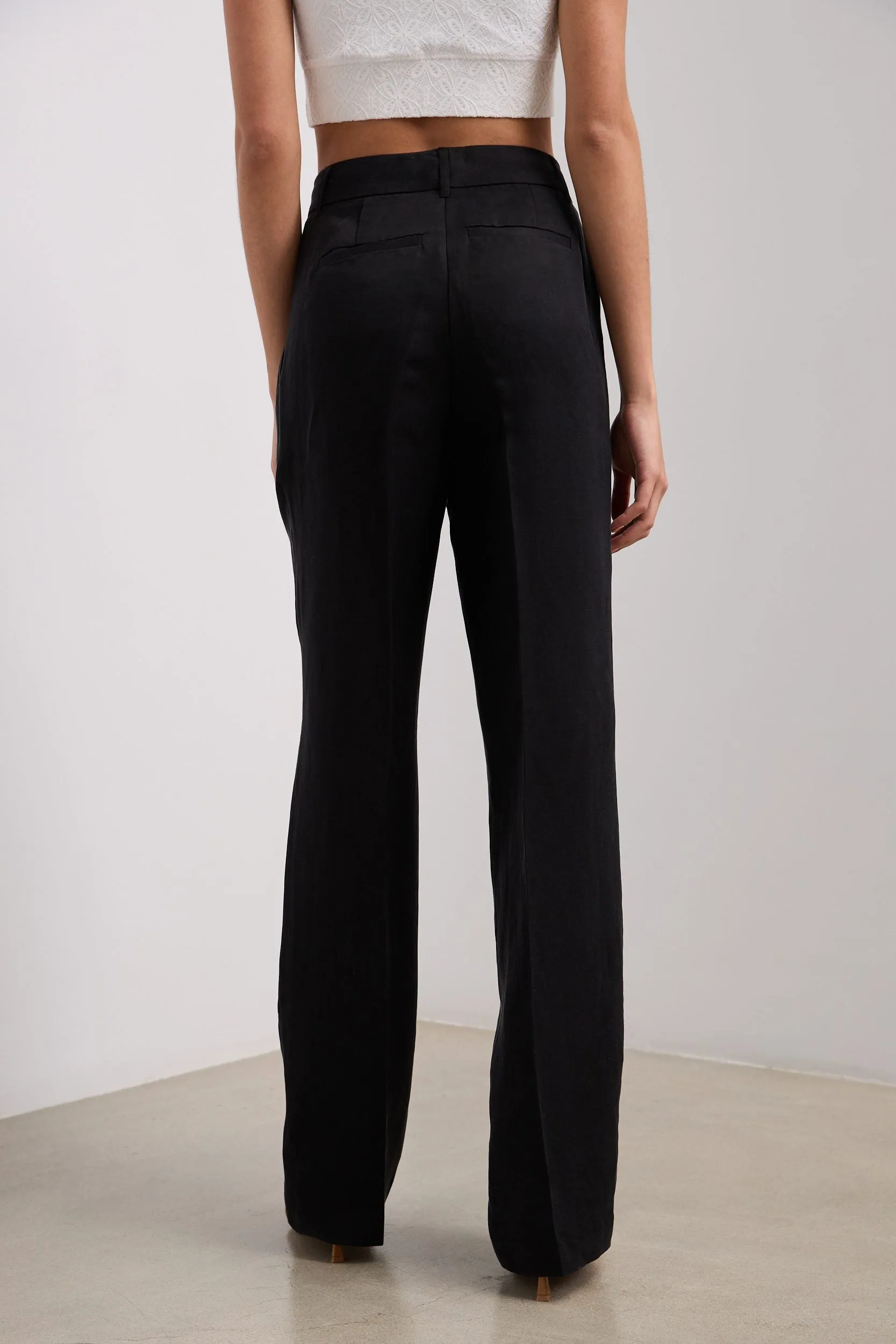 Wide leg pant with pleats sold by Tristan Style product image thumbnail 4