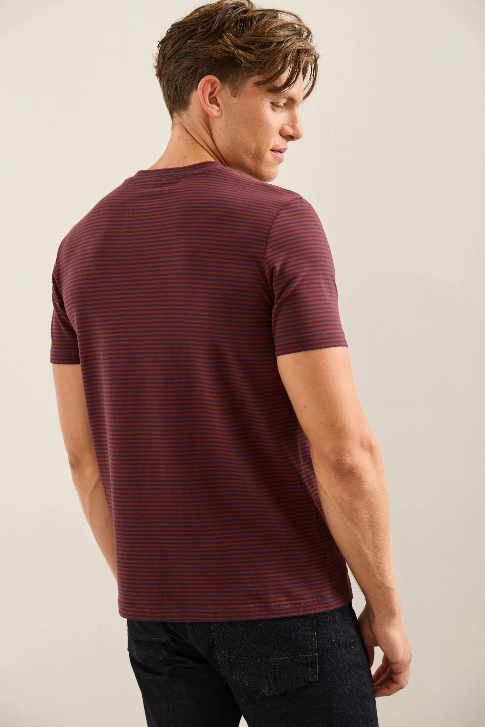Fitted Striped T-Shirt sold by Tristan Style product image thumbnail 4