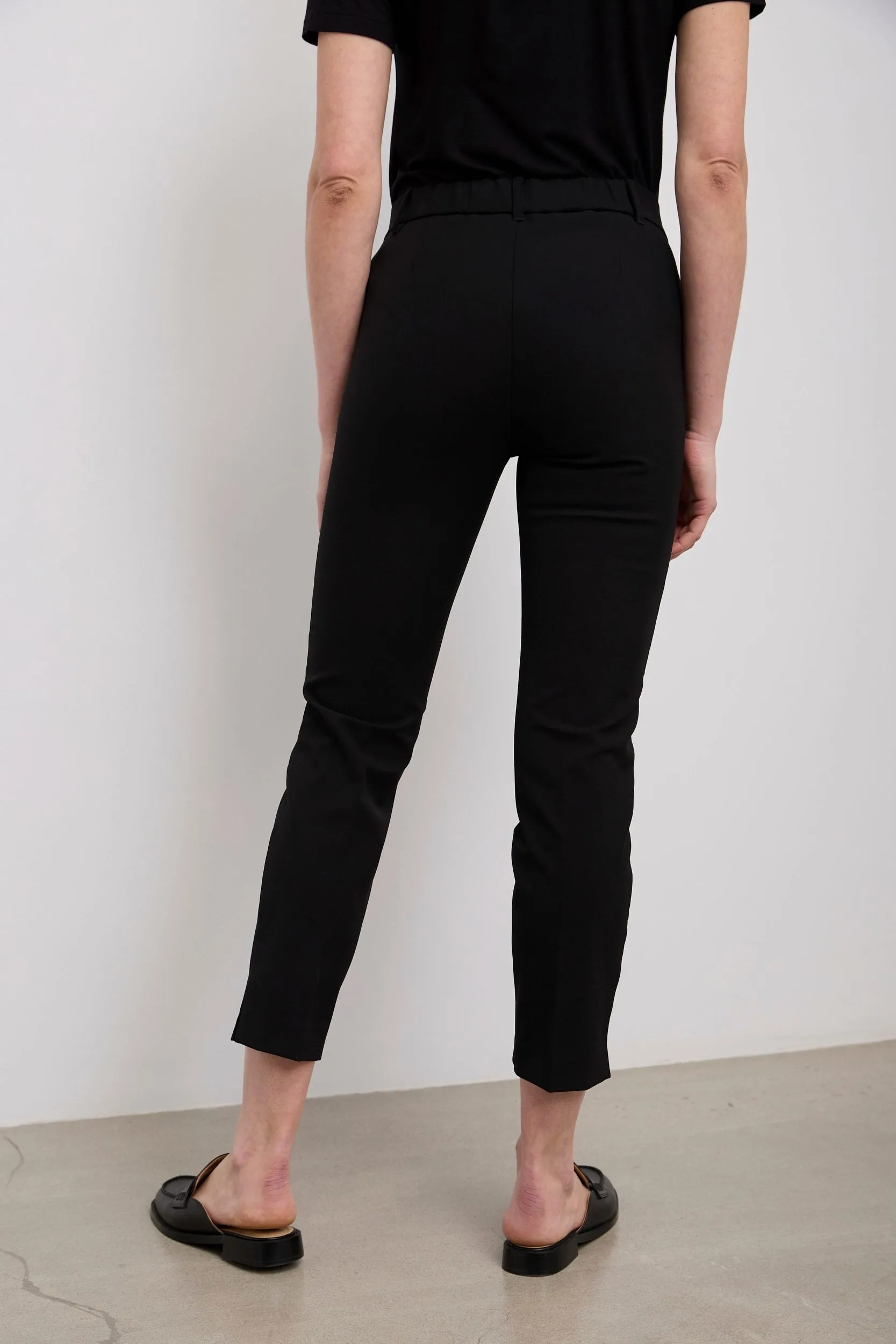 Urban fit crop pant with elastic waist sold by Tristan Style product image thumbnail 5
