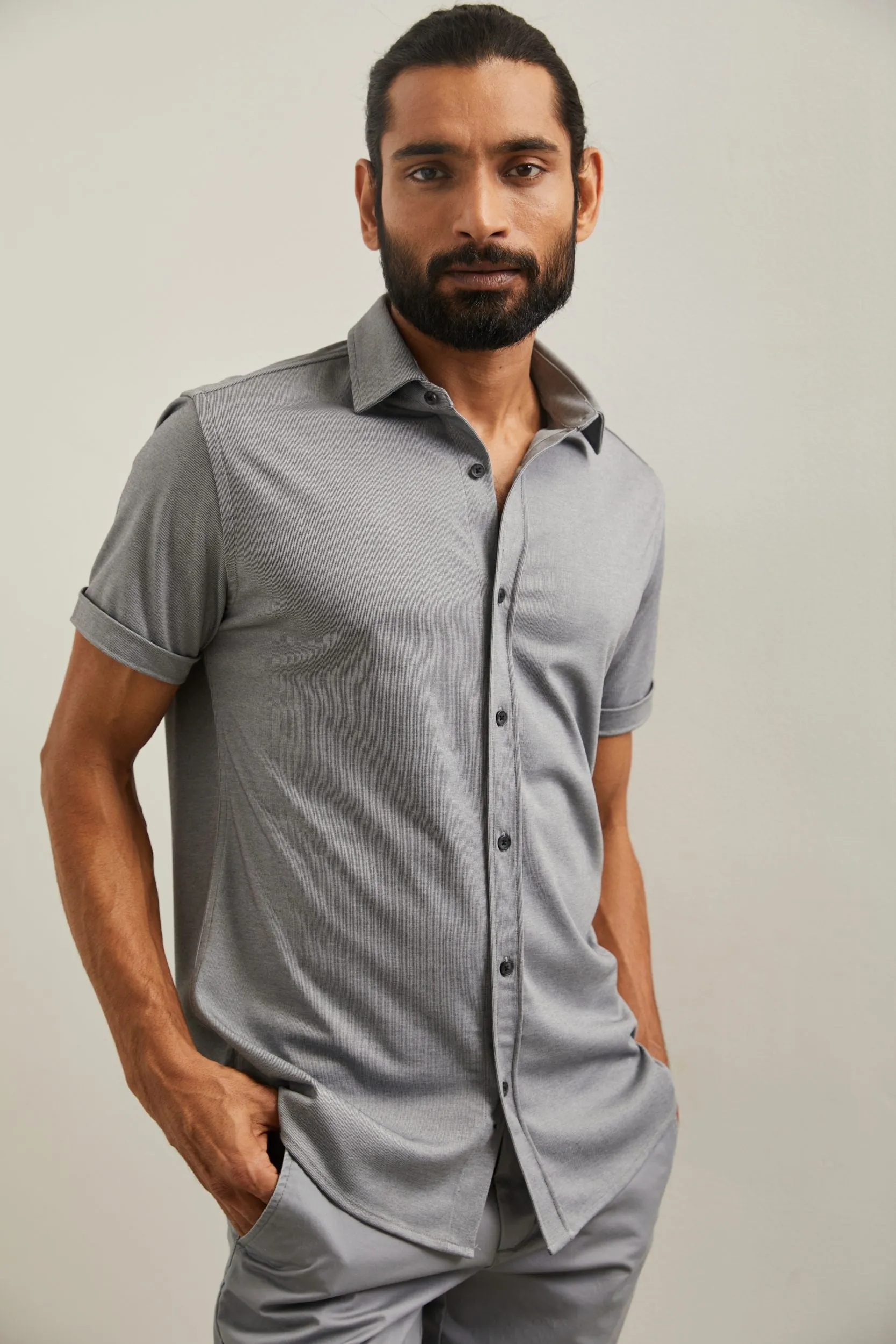 Short sleeve jersey shirt sold by Tristan Style product image thumbnail 4