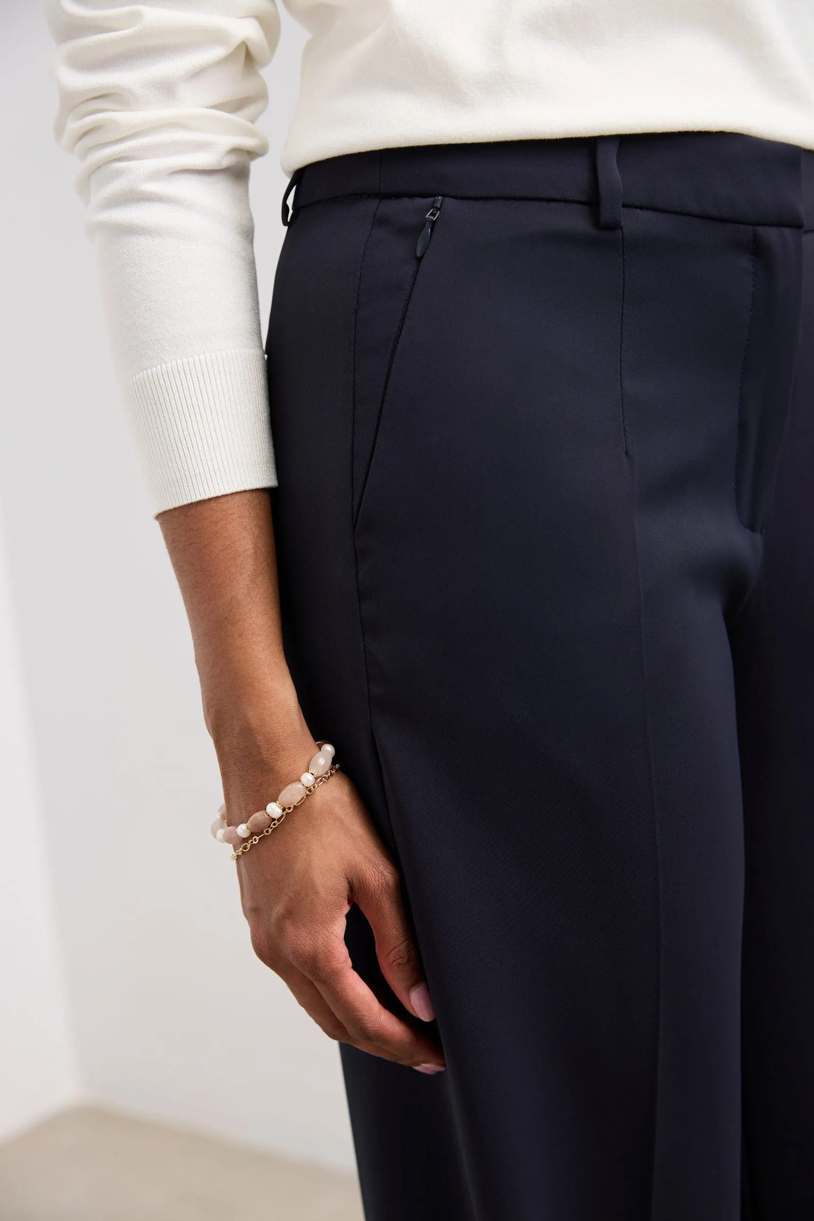 Fluid pants with wide legs sold by Tristan Style product image thumbnail 4