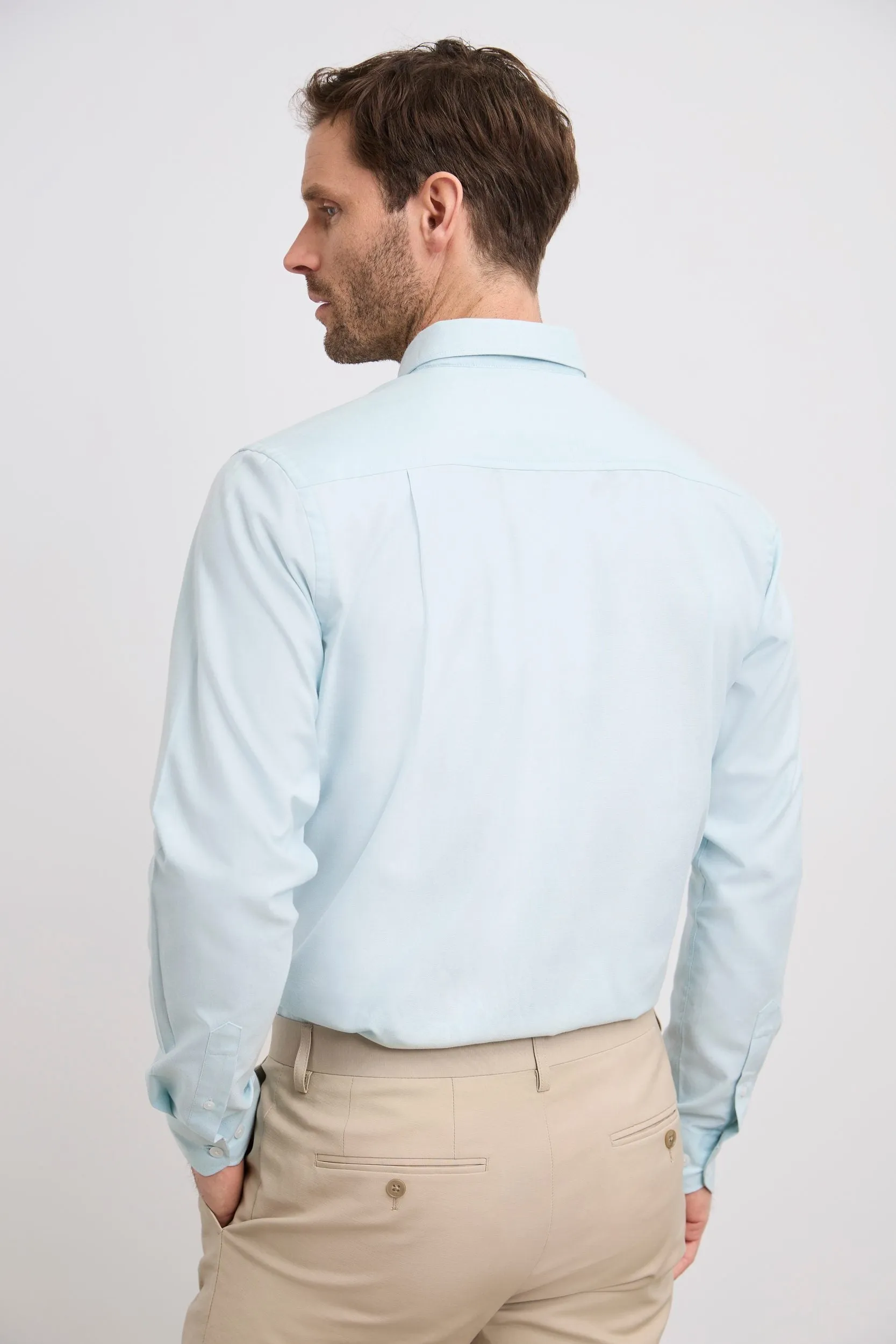 Semi-fitted oxford shirt sold by Tristan Style product image thumbnail 2