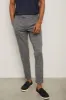 Slim fit check pants with cuffs sold by Tristan Style