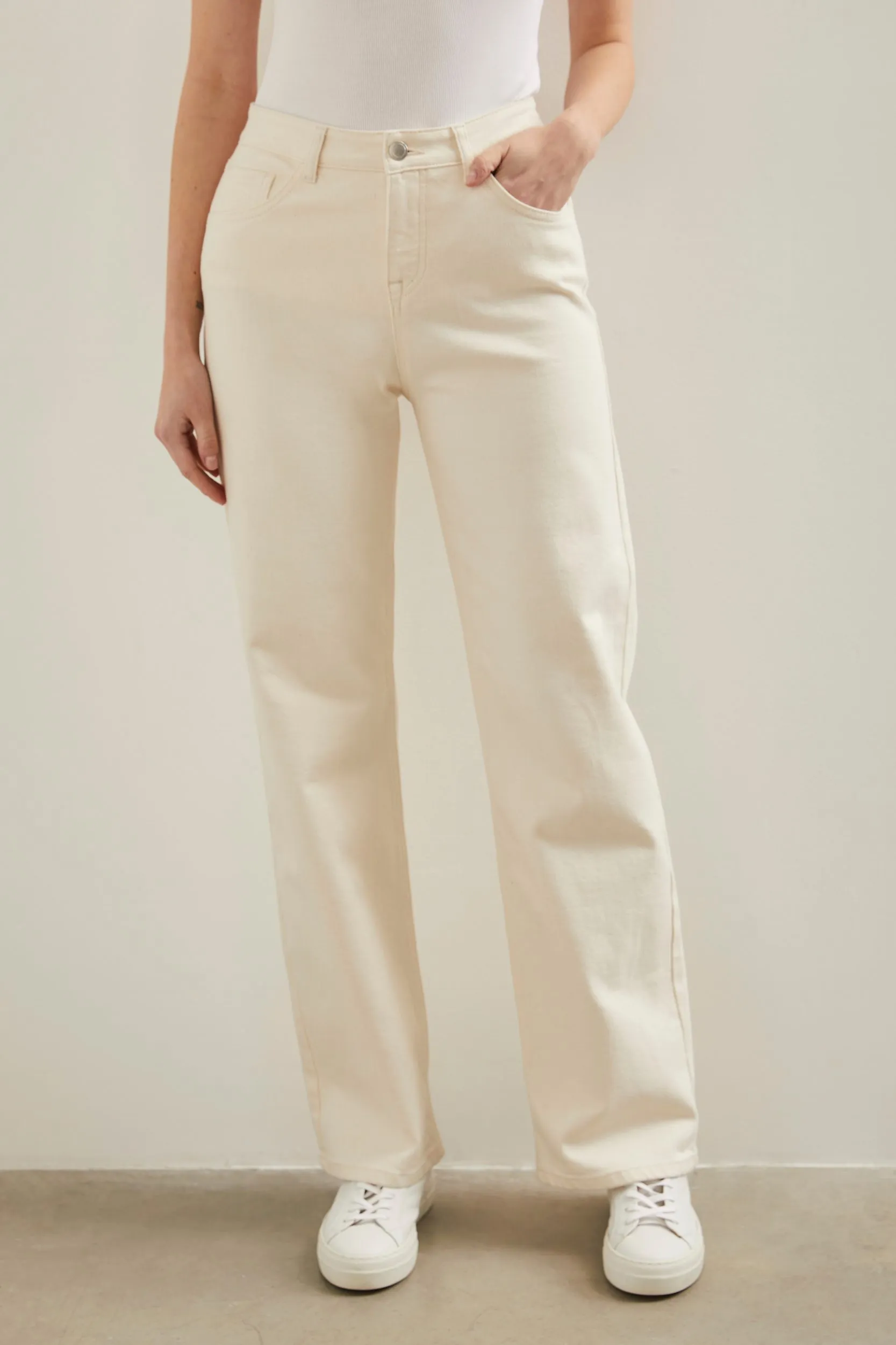 Straight leg high waist pant sold by Tristan Style product image thumbnail 2
