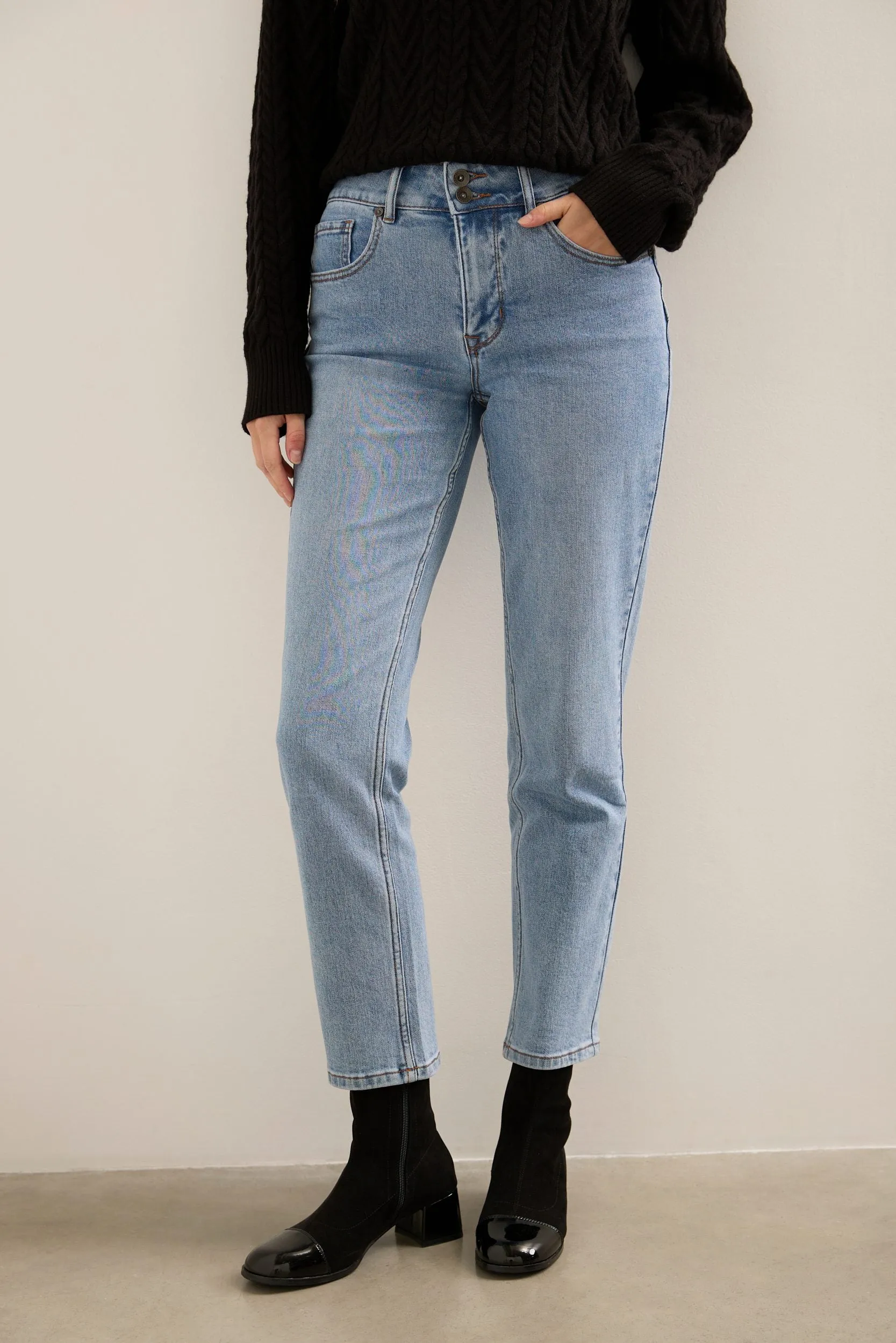Push up high waisted jeans sold by Tristan Style