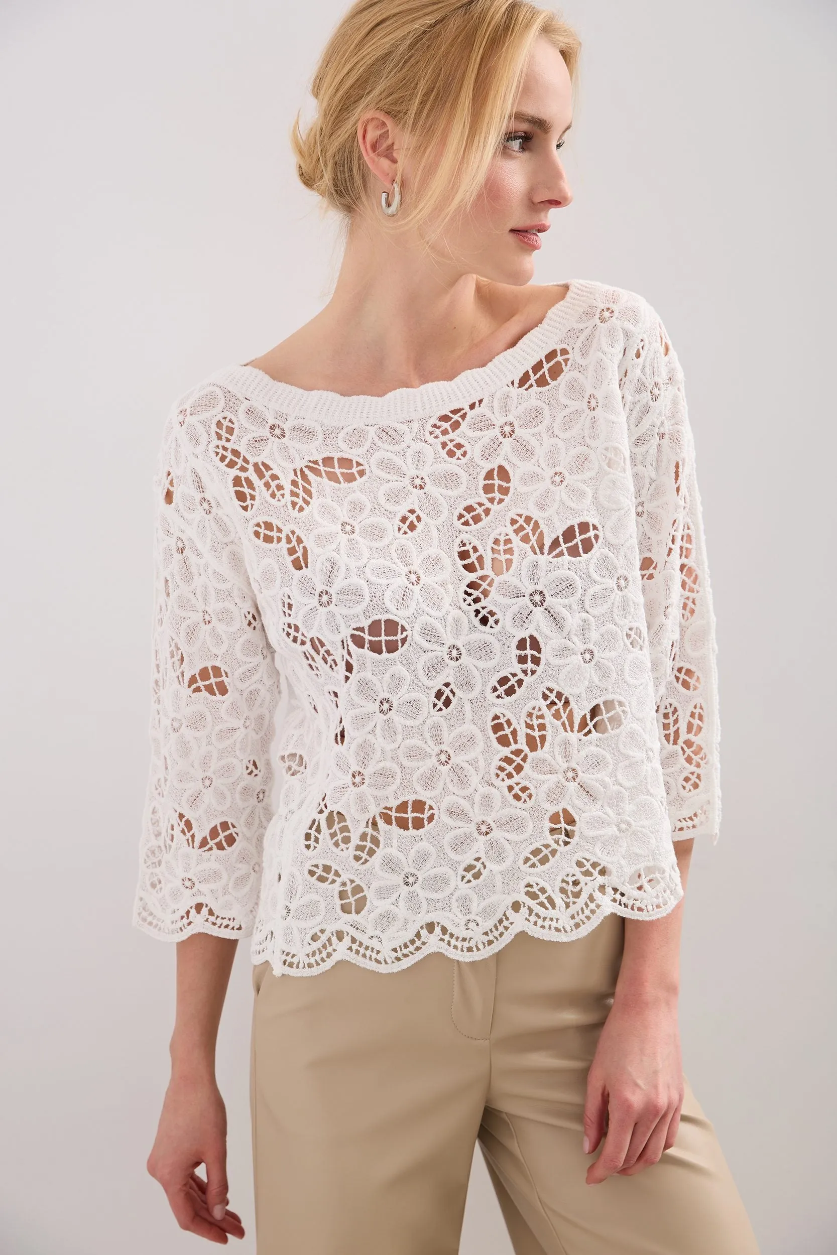 Cotton crochet top sold by Tristan Style product image thumbnail 3