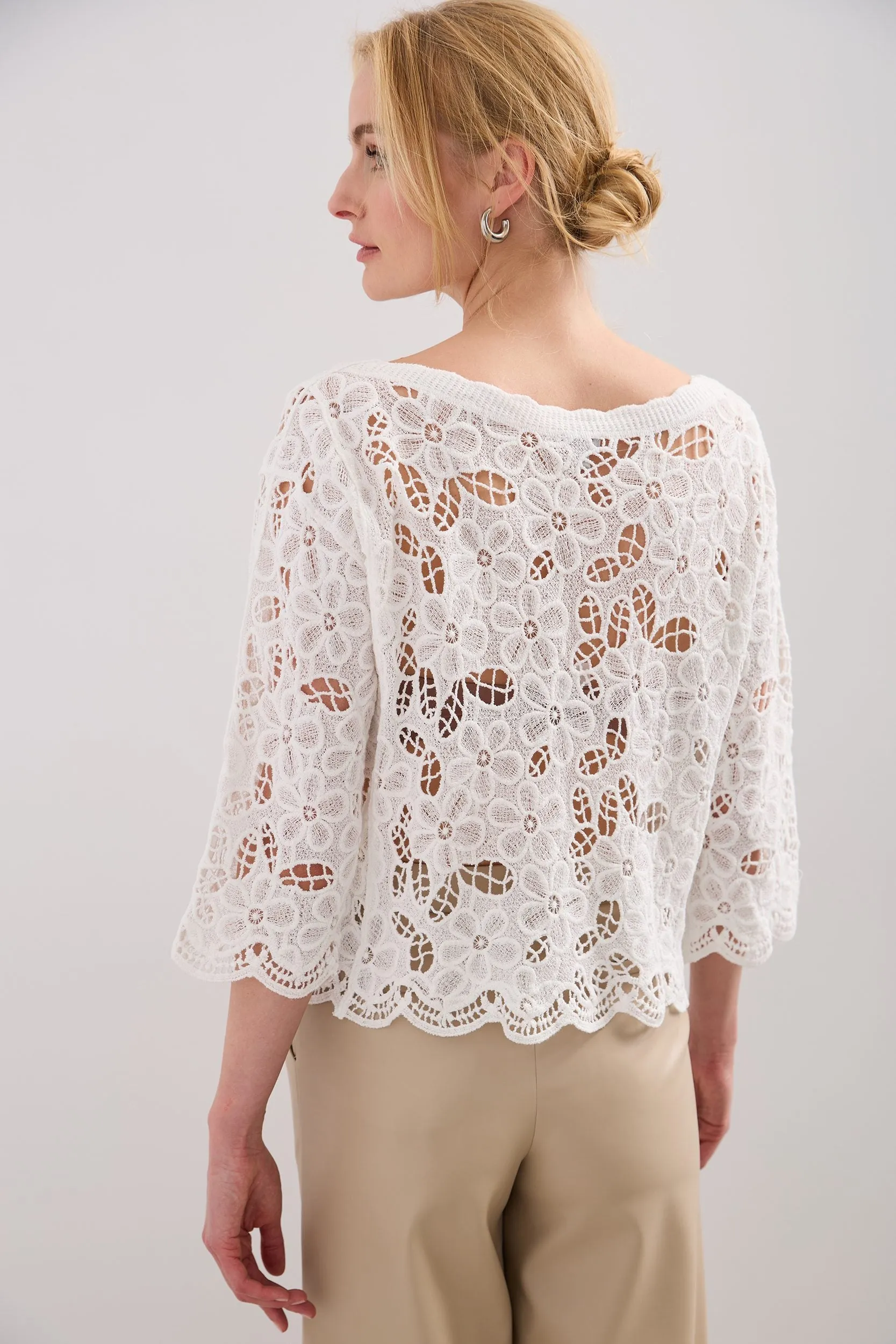 Cotton crochet top sold by Tristan Style product image thumbnail 4