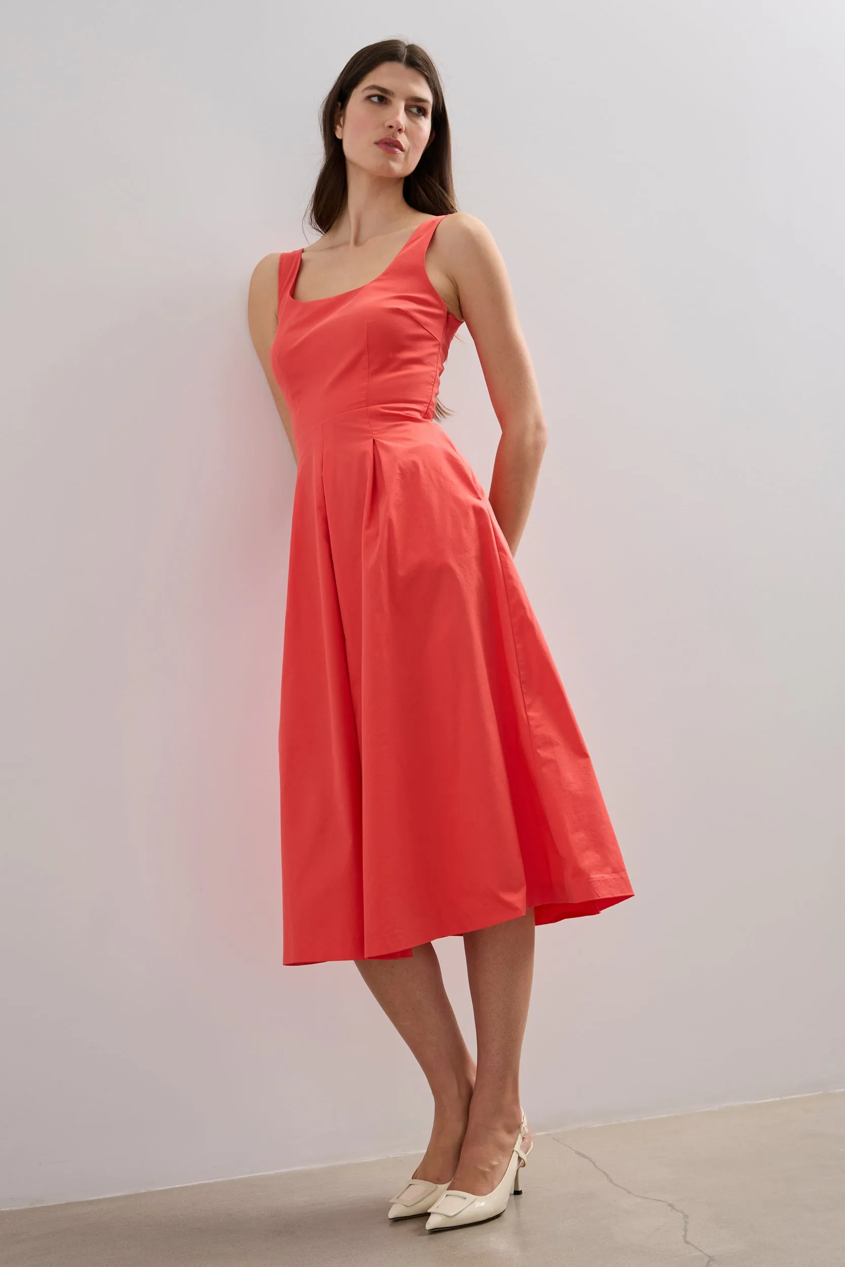 Pleated long dress sold by Tristan Style product image thumbnail 4