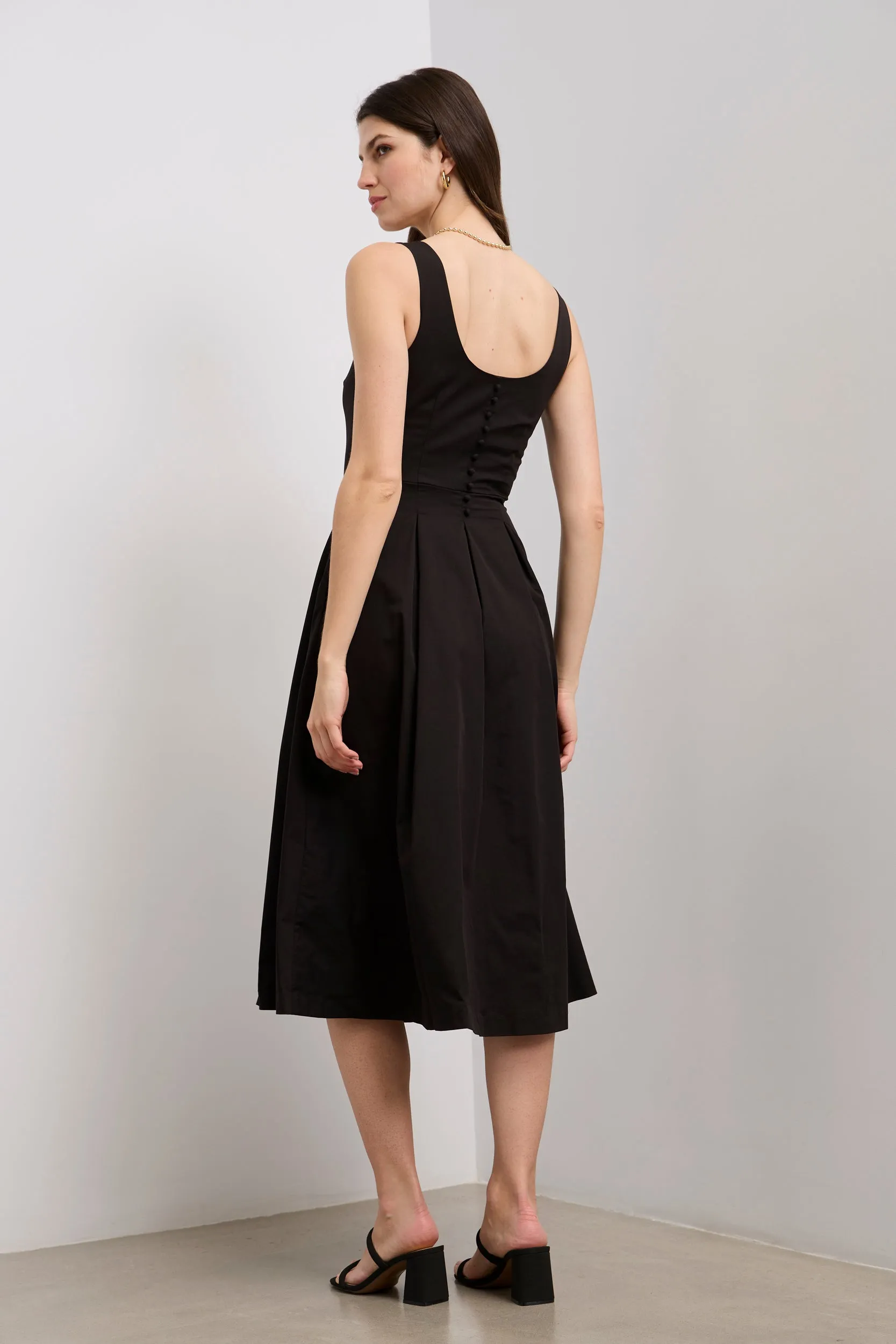 Pleated long dress sold by Tristan Style product image thumbnail 2