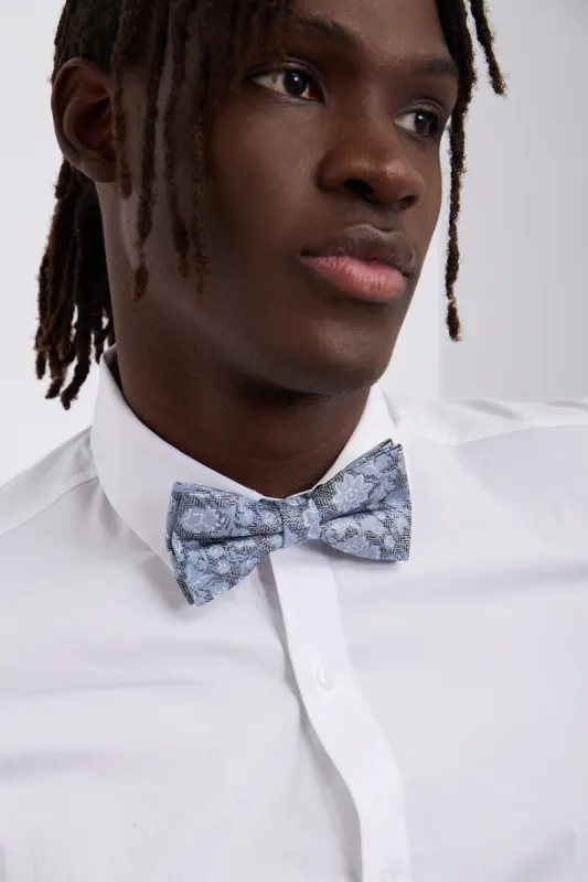 Floral pattern silk bow tie sold by Tristan Style