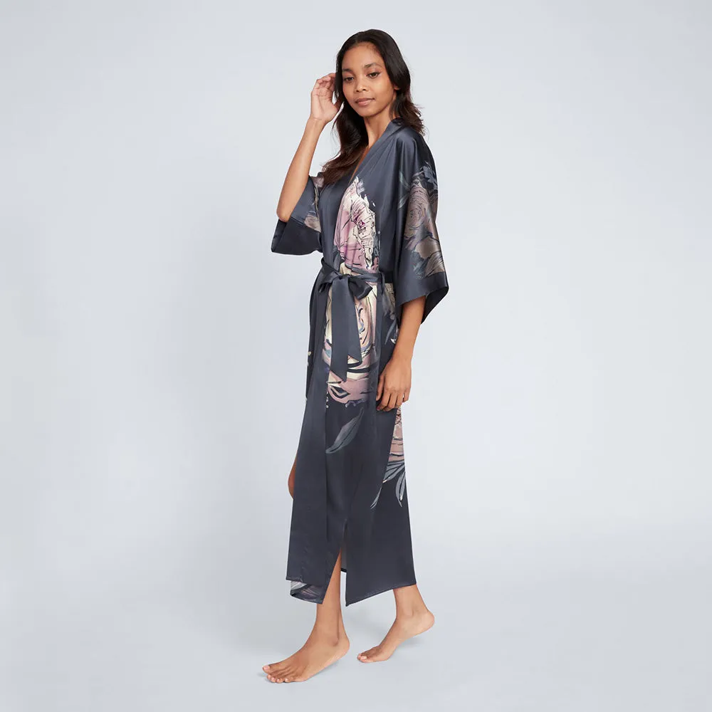 Washable Silk Jia Long Kimono Robe sold by Kim + Ono product image thumbnail 2