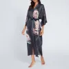 Washable Silk Jia Long Kimono Robe sold by Kim + Ono