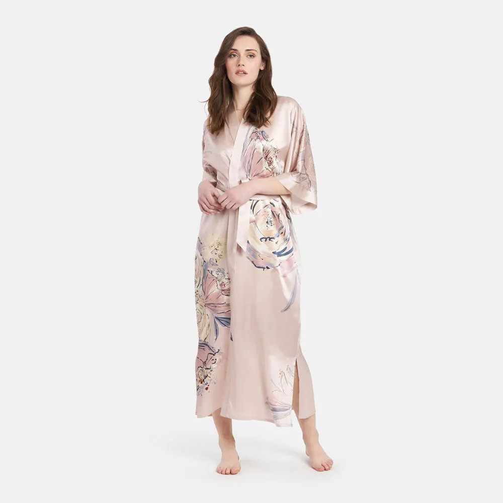 Washable Silk Jia Long Kimono Robe sold by Kim + Ono product image thumbnail 5