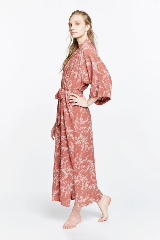 Kae Long Kimono Robe sold by Kim + Ono