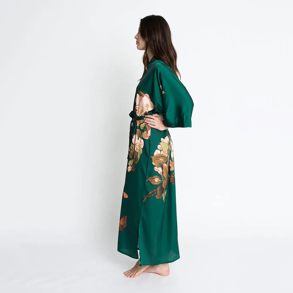 Peony & Butterfly Long Kimono Robe sold by Kim + Ono product image thumbnail 5