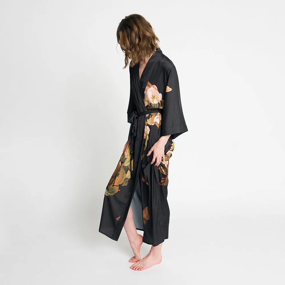 Peony & Butterfly Long Kimono Robe sold by Kim + Ono product image thumbnail 2