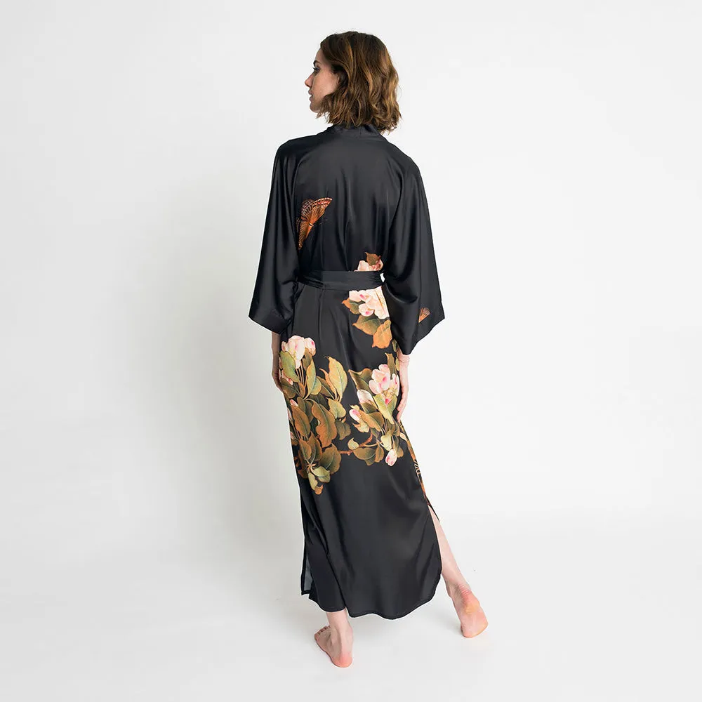 Peony & Butterfly Long Kimono Robe sold by Kim + Ono product image thumbnail 3