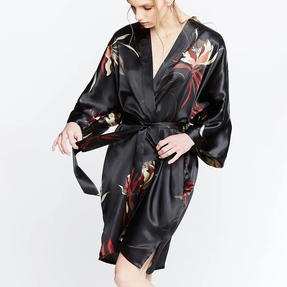 Hana Short Kimono Robe sold by Kim + Ono