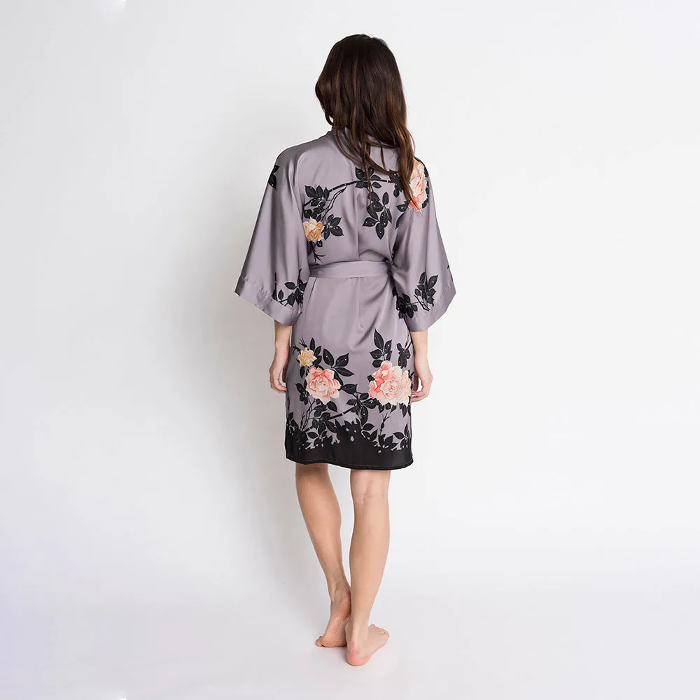 Blush Rose Short Kimono Robe sold by Kim + Ono product image thumbnail 2